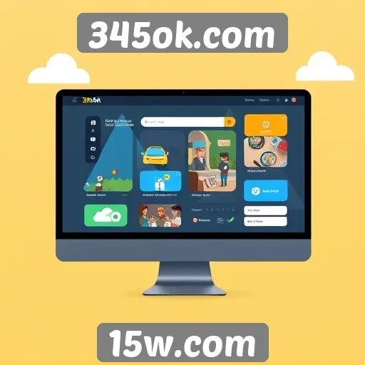 Inovação na interface do usuário do 345ok.com